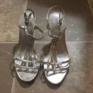 Silver heels